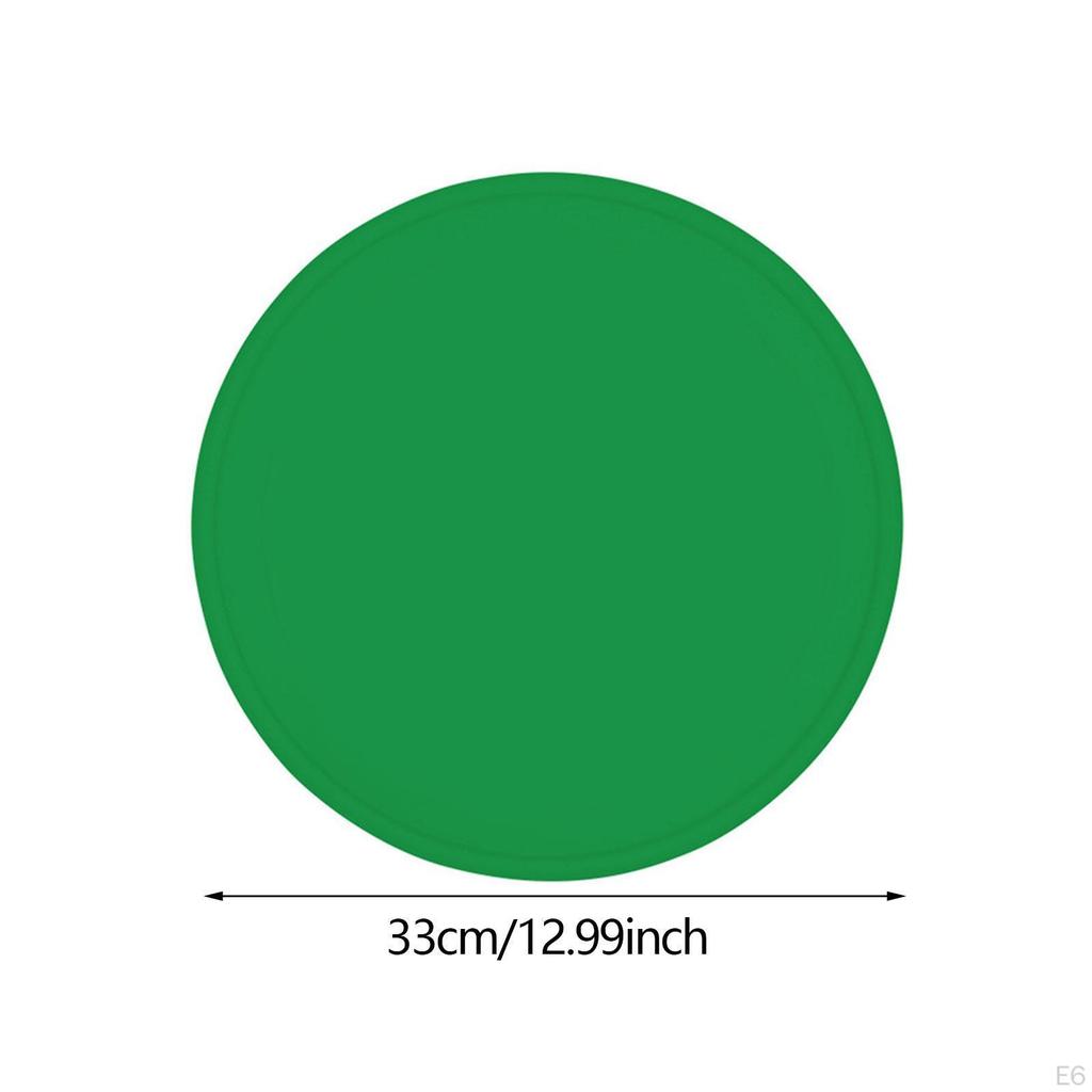 Silikon Pizza Teig Werf Backmatte 13 Zoll Robust Tragbar Pfanne Fliegender Pfannkuchen