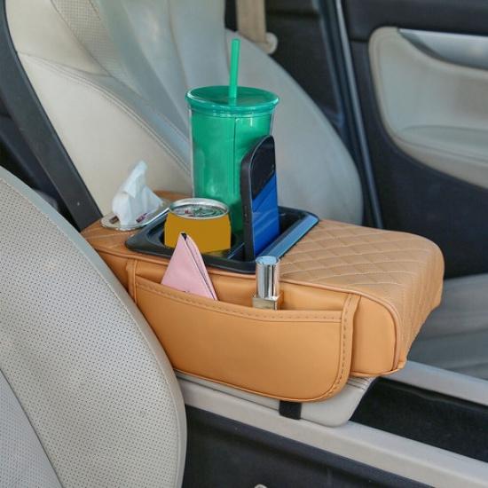 Car Center Console Armrest Box Multifunctional Cushion Cover Protector Mat Pad