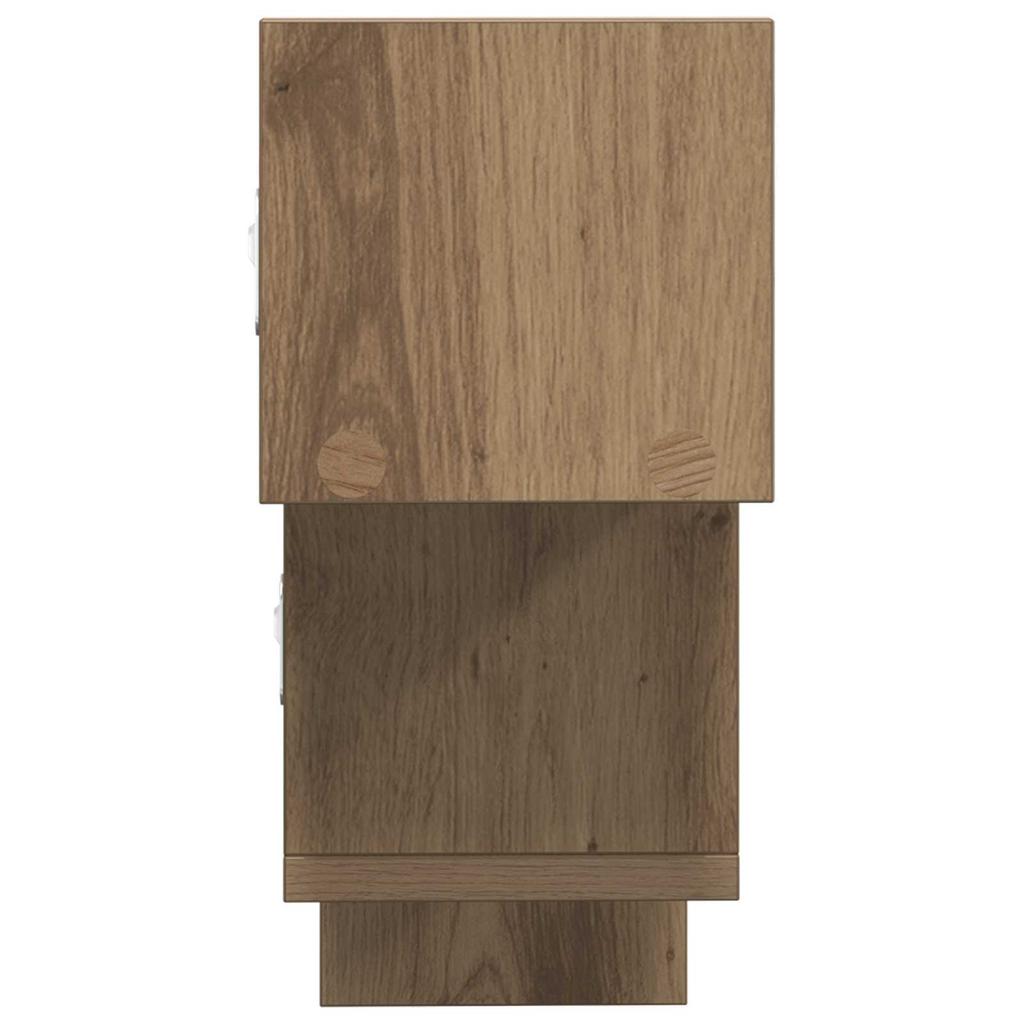 Wall Shelf Artisan Oak 48 X 15 X 42 Cm Engineered Wood