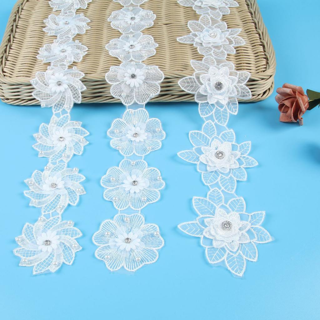 Special For Mesh Lace Accessories, Headgear Accessories, Clothing Decoration Accessories, Polyester Silk Lace Bead Lace
