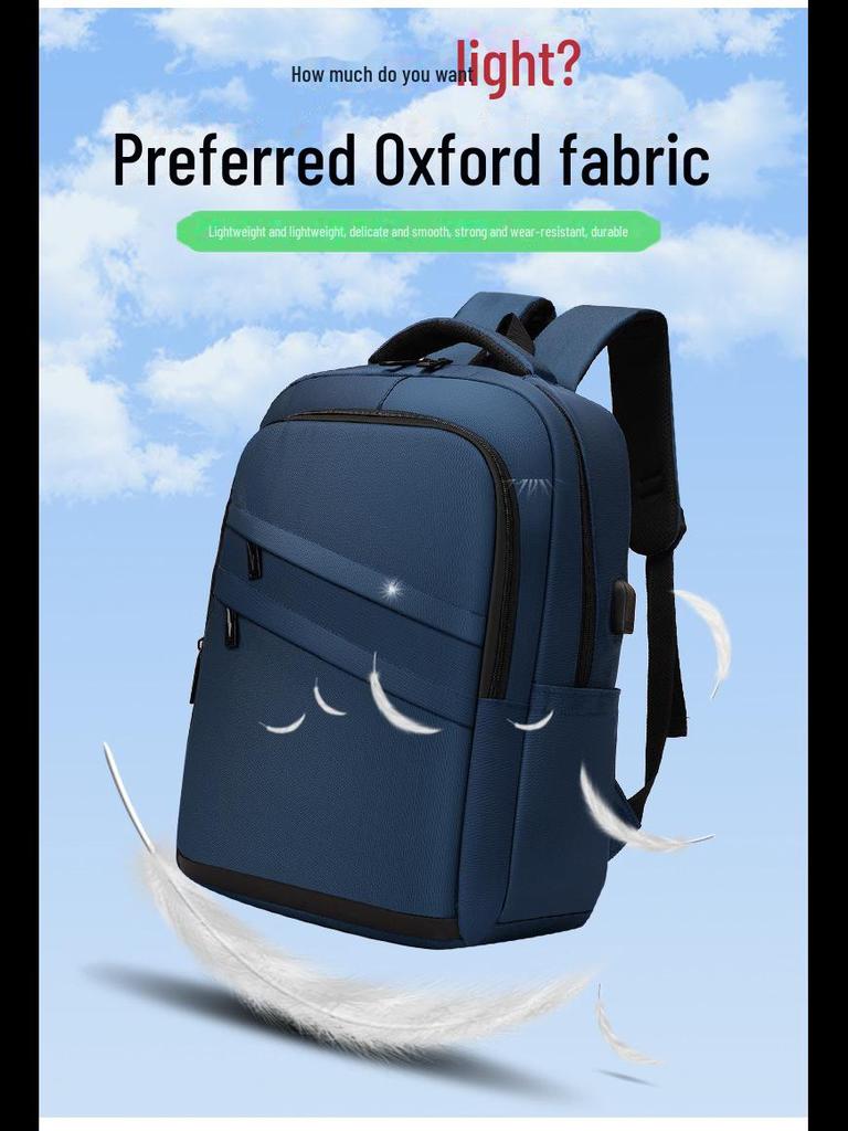 High-End Fashion Backpack: Versatile and Waterproof for Business, Travel, School, and Commuting