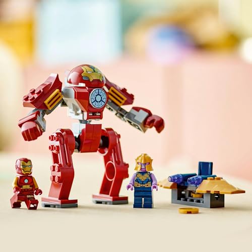 LEGO Super Heroes Iron Man Hulkbuster vs. Thanos Toy - Toy Set, Gift, Building Blocks, Boys, Girls, Children Ages 4, 5, 6, 7, Educational Toy, 76263