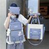 Large Capacity Korean Style Backpack for Girls - Forest Design, Perfect for Elementary and Junior High School Students