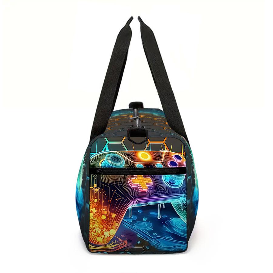Console di Gioco Astronauta Cartone Animato 2D Zaino Scolastico da Viaggio Grande Capacità Borsa da Viaggio con Cerniera Miglior Regalo per Ragazzi Ragazze Stile alla Moda