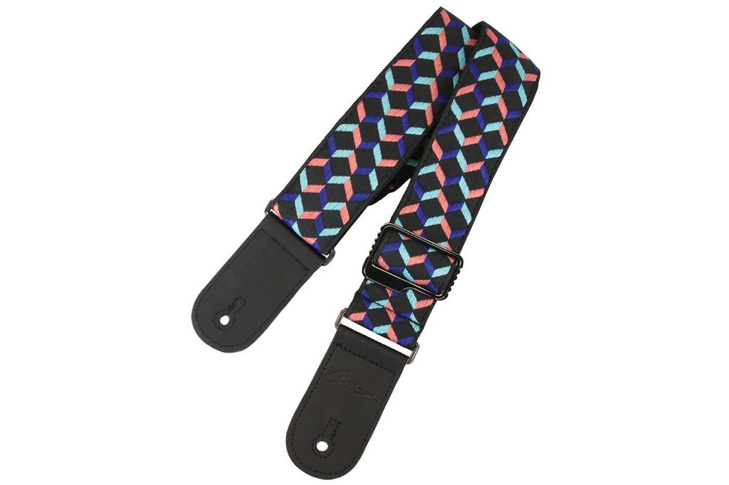 MS02 CUBE Guitar Strap [Morris] (Cube Pattern)