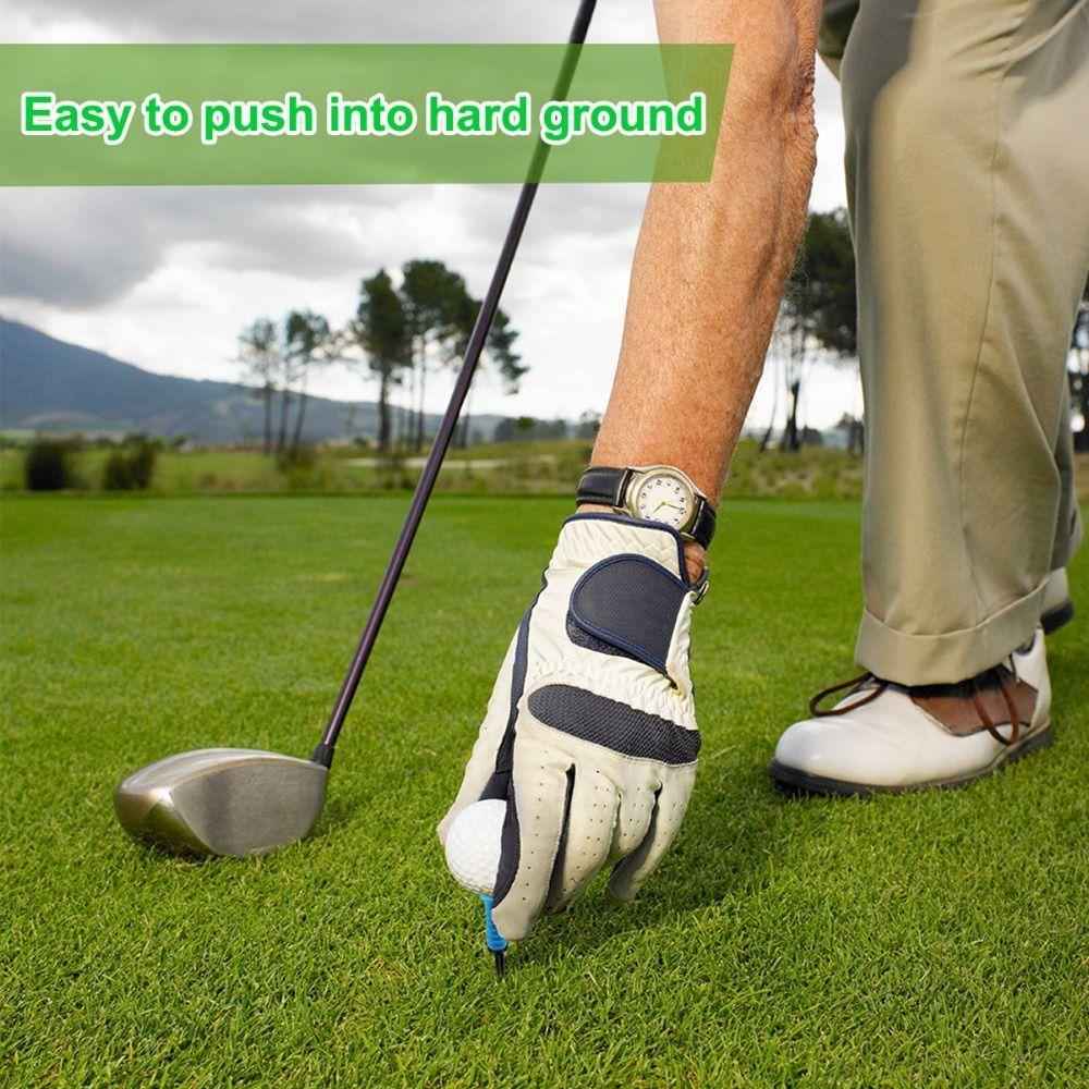 Colored Golf Tees Bulk Plastic Golf Cross Nails Stability Tee Holder Rubber Golf Tees Golf Tees