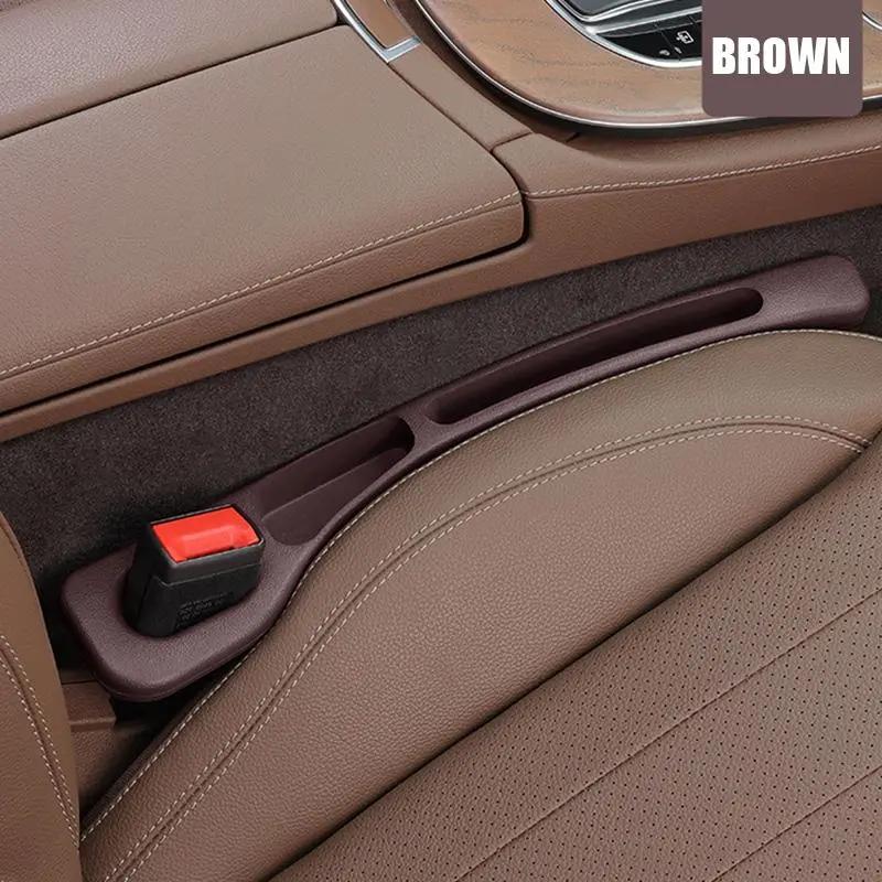 Car Seat Gap Filler - Universal Front Seat Crevice Organizer & Drop Stop Pad, Prevent Items from Falling Between Seats for Safe Driving