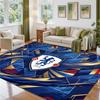 Chelsea FC Design Crystal Velvet Rug Soft Decorative Mat for Bedroom Entrance