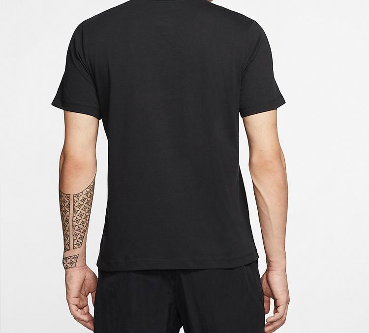 Nike Sportswear JDI T Shirts Men's Black Crew Neck Moderate Straight Fit CK2306-010