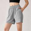 Lockere Outdoor-Laufshorts mit Taschen Elastischer Bund Leicht Atmungsaktiv Fünf Zoll Länge für Radfahren und Freizeit