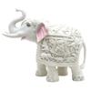 White Elephant Showpiece Big Size Marble Resin Aesthetic Statue Decorative Item for Home, 8 inch Elephant Decor