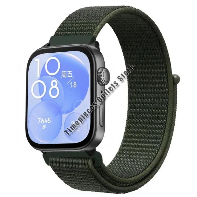 Nylon Loop Strap For Huawei Watch Fit 3 Sport Breathable Replacement Bracelet Wristband For Huawei Watch Fit 3 Belt Accessories