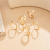5PCS/3PCS Adjustable Open Foot Rings Polished Finish Beach Jewelry  Summer Season