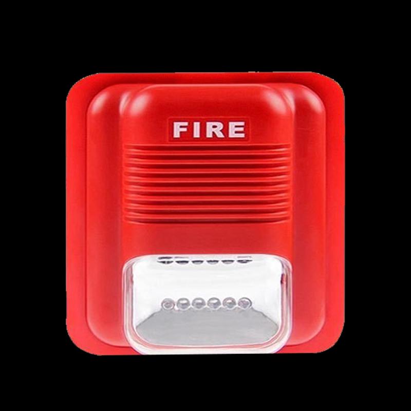 CNMF Wired Fire Sound & Light Alarm