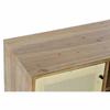 Meuble TV - Balinais - Sapin - Rotin - 140 Cm - 2 Portes - Marron