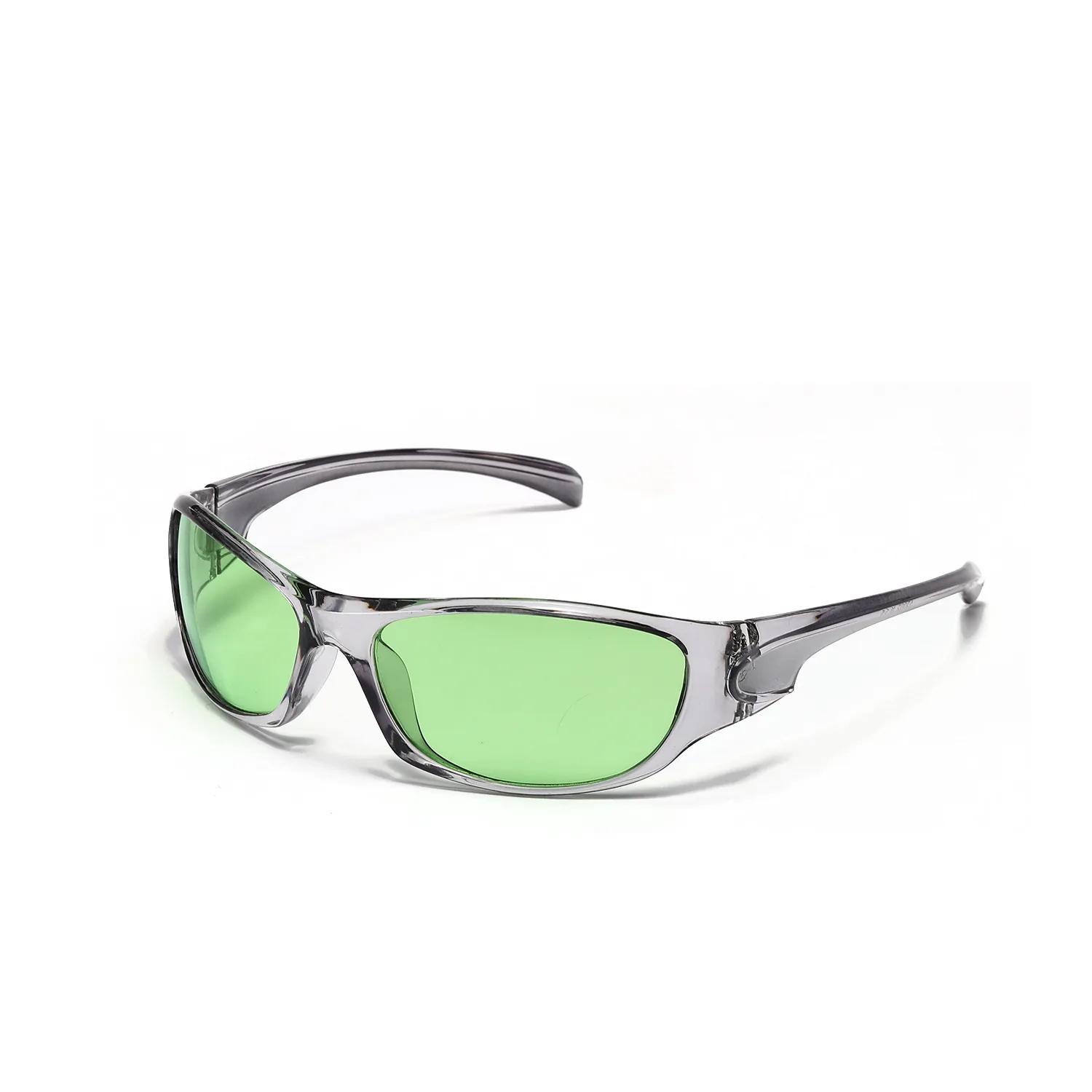 

2025 New Silver SPORT Sunglasses Men Women Retro Punk Cycling Trendy Sun Glasses For Male Shades Goggle Outdoor Y2K picture