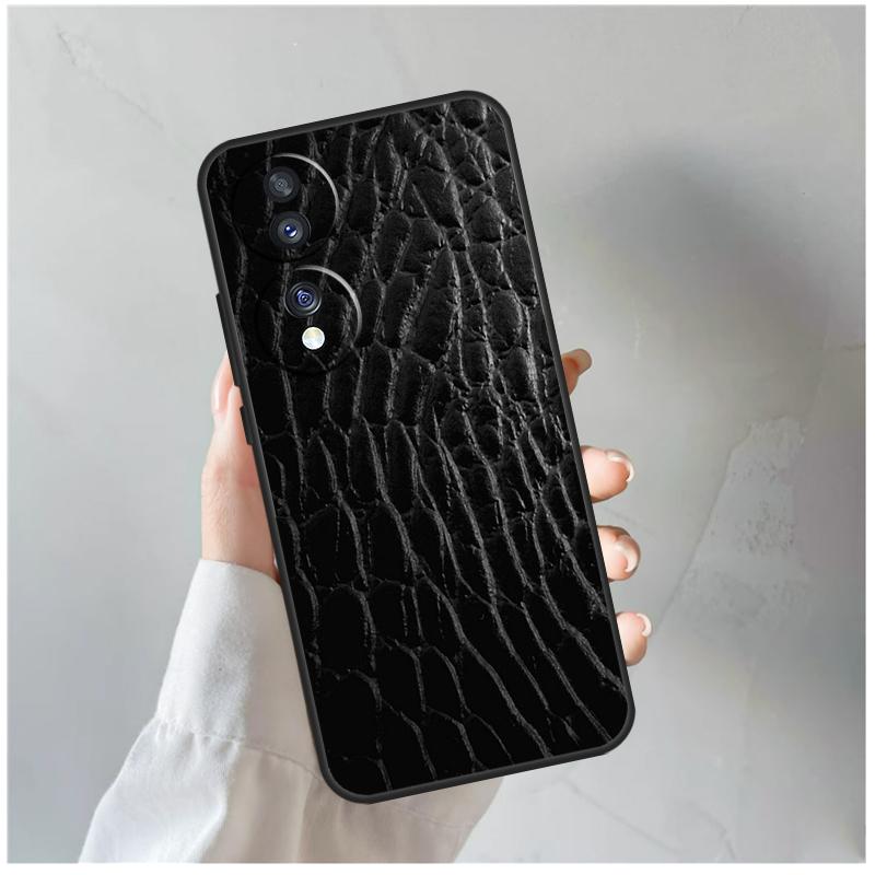 Snake Skin For Honor Magic 8 7 6 5 Pro Case For Honor 400 200 Lite 90 70 50 X8c X8b X9a X9b X9c X9d Win