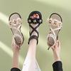 Platform Zip Flowers Summer Woman Shoes 2026 Comfortable High Quality Daily The Best Korea Sandal Vip Trend Sandals for Women