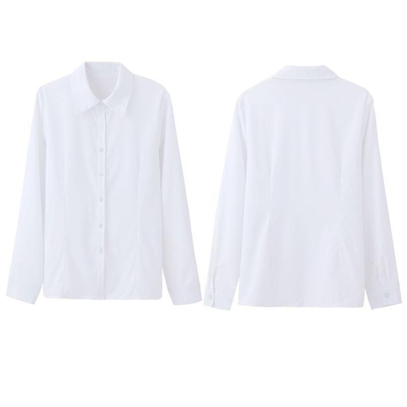 Women's Long Sleeved Shirt Office Work Shirt Casual Top