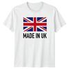 Made In UK British United Kingdom Patriotism Mens T-Shirt Womens Tee Graphic Top