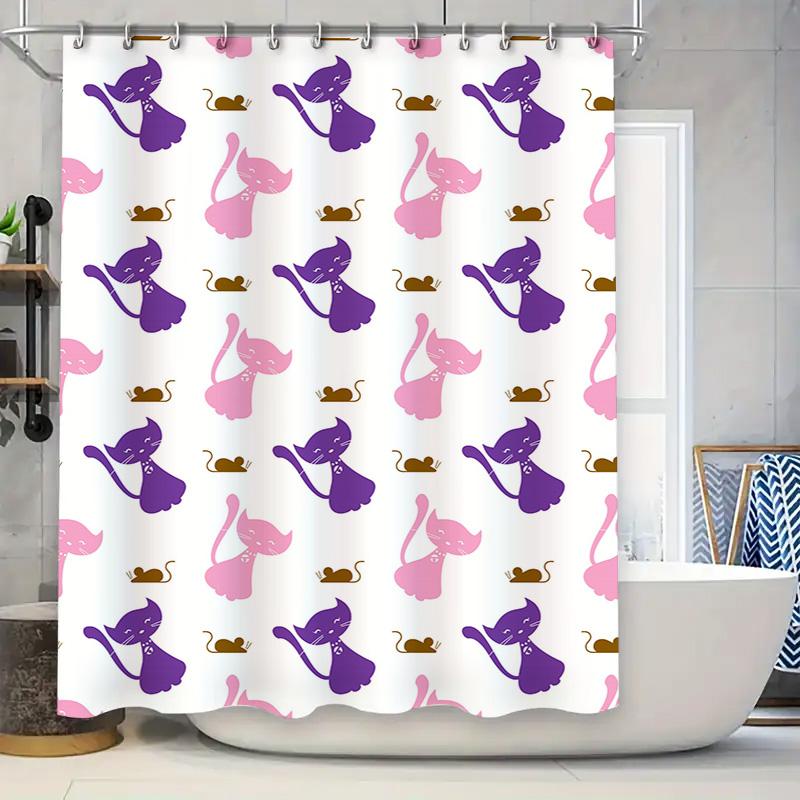 

Green Cactus Print Shower Curtain Watercolor Desert Decor for Bathroom Modern Home Textile Size: 72 x 84 Inches 90x180cm