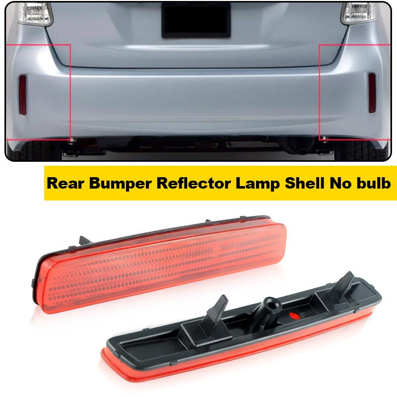 2 Stück Für Toyota Prius V 12-17 Scion tC 14-16 Prius 40 Esquire Spade Stoßfänger hinten Reflektor Gehäuse Ohne Leuchtmittel 81920-47010,81910-47010