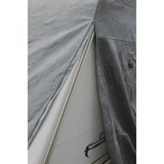 Housse Universelle - ProPlus - Basic Line - 366/427 X 235 X 220 Cm - Matériau Respirant - Gris