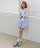 GENERALIDEA Pleated Shirt Dress [Stripe] / Gf1Lop504