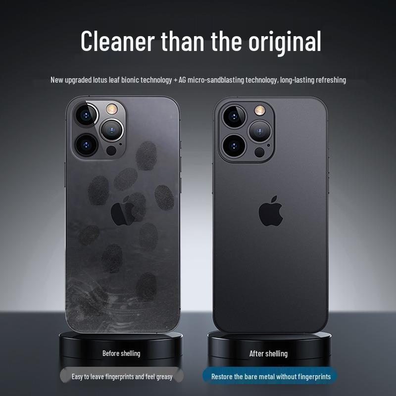 Ultra-Thin Matte Silicone Protective Case for iPhone 12/13 Pro Max with Full Lens Coverage