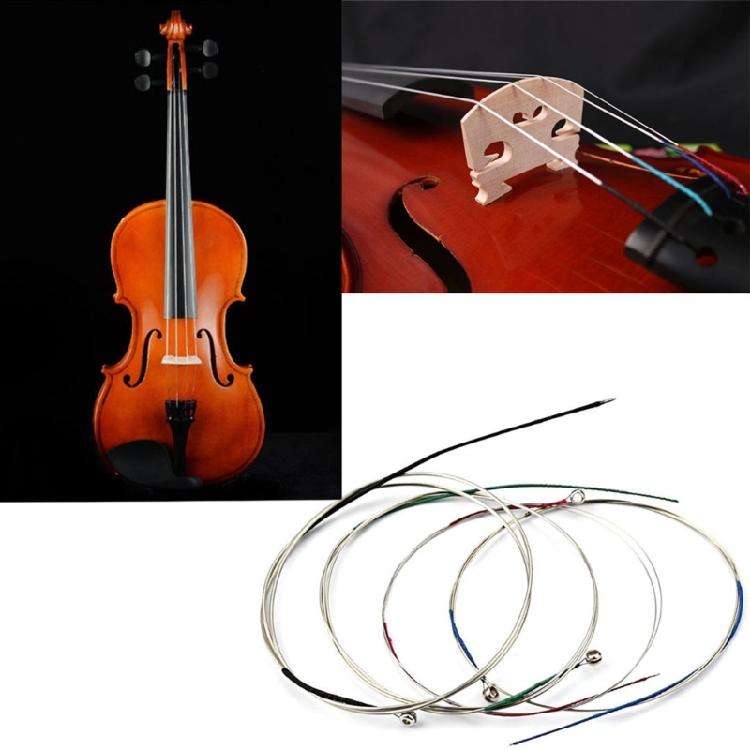 Viola String Set Silver C-G-D-A for Full Size 1st-4th Süße Musik Strings Steel