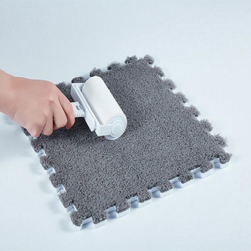 30*30 EVA Splicing Velvet Foam Pad Child Bedroom Treasure Crawling Mat