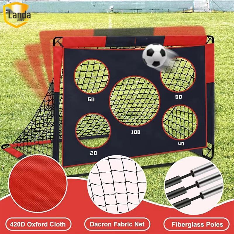 Landa Portable 2-in-1 Soccer Goal & Net