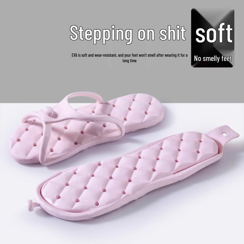 Lightweight Portable Folding Slippers for Travel, Beach, Swimming, and Hotel Use