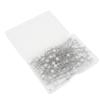 100Pcs Pearlized   Head Pins Sewing Quilting Straight for Bouquets Floral Fabric