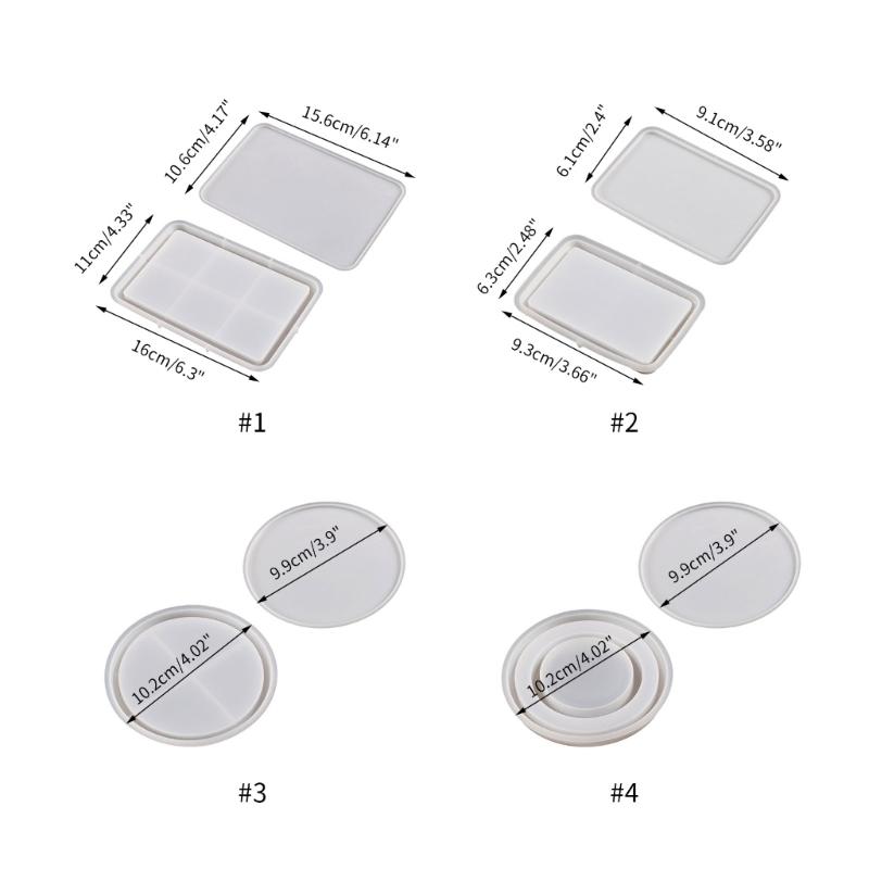 Photo Frame Silicone Mold Quicksand Crystal Epoxy Molds Resin Casting Pendant Mould DIY Craft Handmade Table Decoration