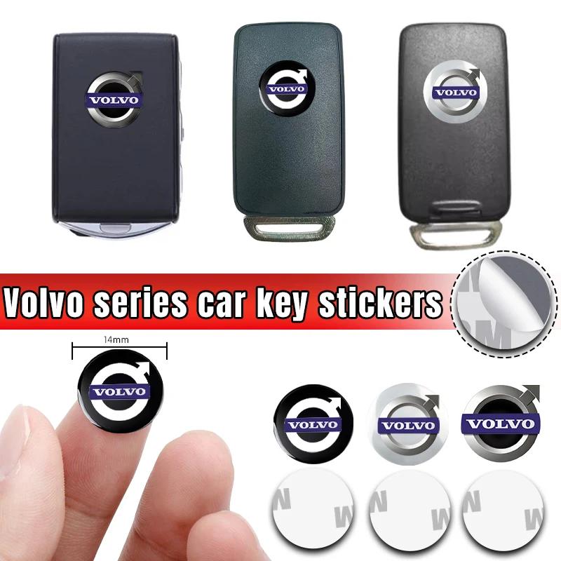 Autocolant Emblema Carcasă Cheie Telecomandă Mașină din Aluminiu 14mm Pentru Volvo S40 S60 S80 XC60 XC90 v70 S80L V6 v40 v50 850 c30 v60 s70 940 xc70