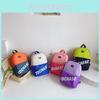 Stylish Lightweight Kindergarten Backpack For Kids With Breathable Nylon Material And Fun Letter Print Design Ideal For School Use