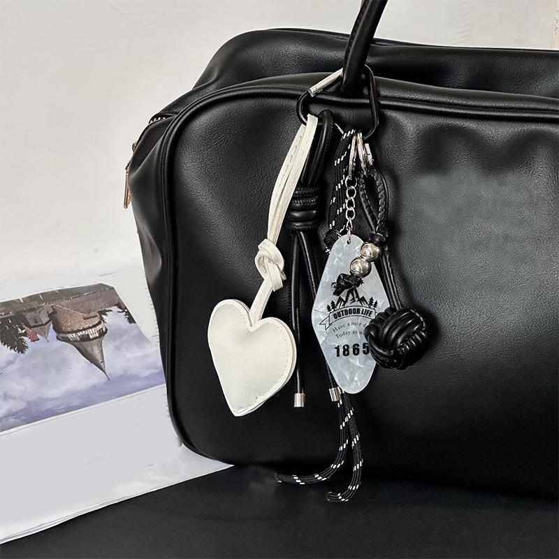 Yogodlns Heart Shape Mini Backpack Hanging Handbag Pendant Bag Pendant Bags Accessories