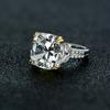 Tancise Classic 925 Sterling Silver  Zircon Ring Ladies Jewelry Wedding Promise   Party Gift
