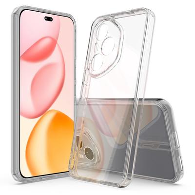 For Honor 400 Pro 5G (Global) Clear Phone Case TPU+Acrylic Shockproof Phone Back Cover