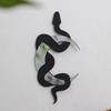 Decorative Crescents Snake Wood Mirror Wall Ornament Fit Diverse Styles Preferences