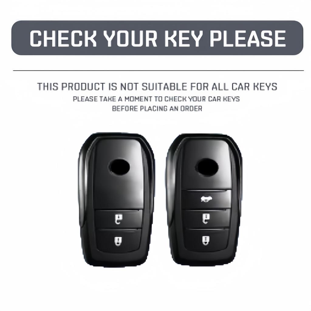 2/3 Tasten TPU Autoschlüsselhülle für Toyota Chr Rav4 Auris Avensis Prius Aygo Camry Corolla Land Cruiser 200 Prado Crown Schlüsselanhänger Zubehör