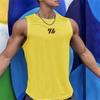 Summer Men's Gym Tank Top Fitness Training Clothing Quick-drying Loose Bodybuilding Sleeveless Shirt Men Fashion Basketball Vest
