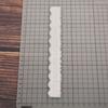 Paper Tearing Ruler Carbon Steel Irregular Edge Ruler Measuring Embossing Cutting Die for Crafts