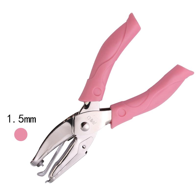 1 PC Metal Single Hole Hand-held Punch Hole Punch Pliers Hole Punch Cardmaking Handicraft Tool Jewelry DIY Scrapbooking Plier