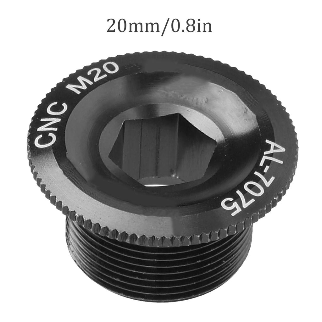 2Pcs Mountain Bike Crank Arm Fixing Aluminum Alloy Crankset Screw Cover
