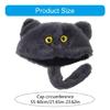 Soft Furry Plush Cats Ear Knit Hat Comfortable Winter Accessory Fashion Hat For Women Girls Holiday Gift