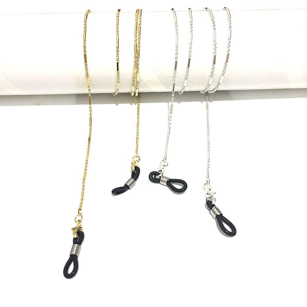 Minimalistische Herren-Halsband-Sonnenbrillen-Lanyards Masken-Kordelhalter Perlen-Maskenketten Brillenketten