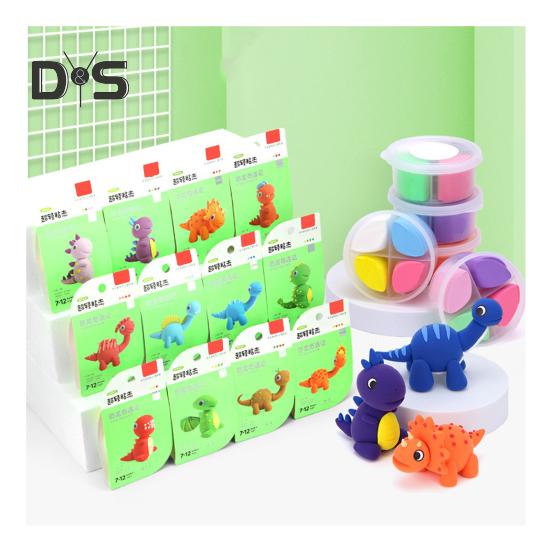 

Набор для лепки из воздушной глины для детей, подходящий для начинающих, набор для творческого лепки из глины с инструментами, суперлегкие игрушки из мягкой глины своими руками, подарочная коробка, творческая игра для детей C