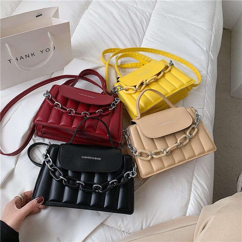 Роскошная фирменная квадратная pu кожаная сумка crossbody для женщин ...